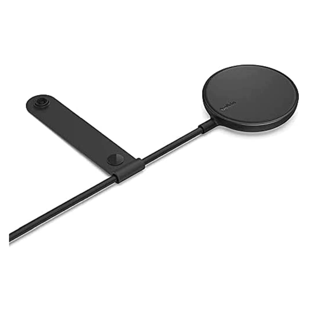 Belkin Magnetic MagSafe Compatible Fast Wireless Charging pad (for iPhone, AirPods Pro and AirPods with Wireless Charging Case) - Black in Qatar Belkin Magnetic MagSafe Compatible Fast Wireless Charging pad (for iPhone, AirPods Pro and AirPods with Wireless Charging Case) - Black in Qatar